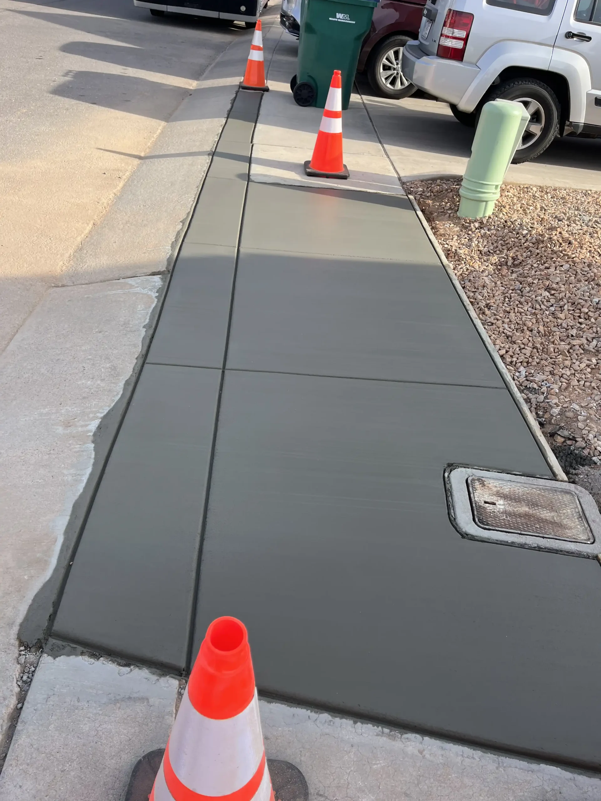 correct conreate zoning