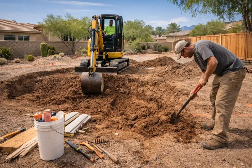 excavation site prep