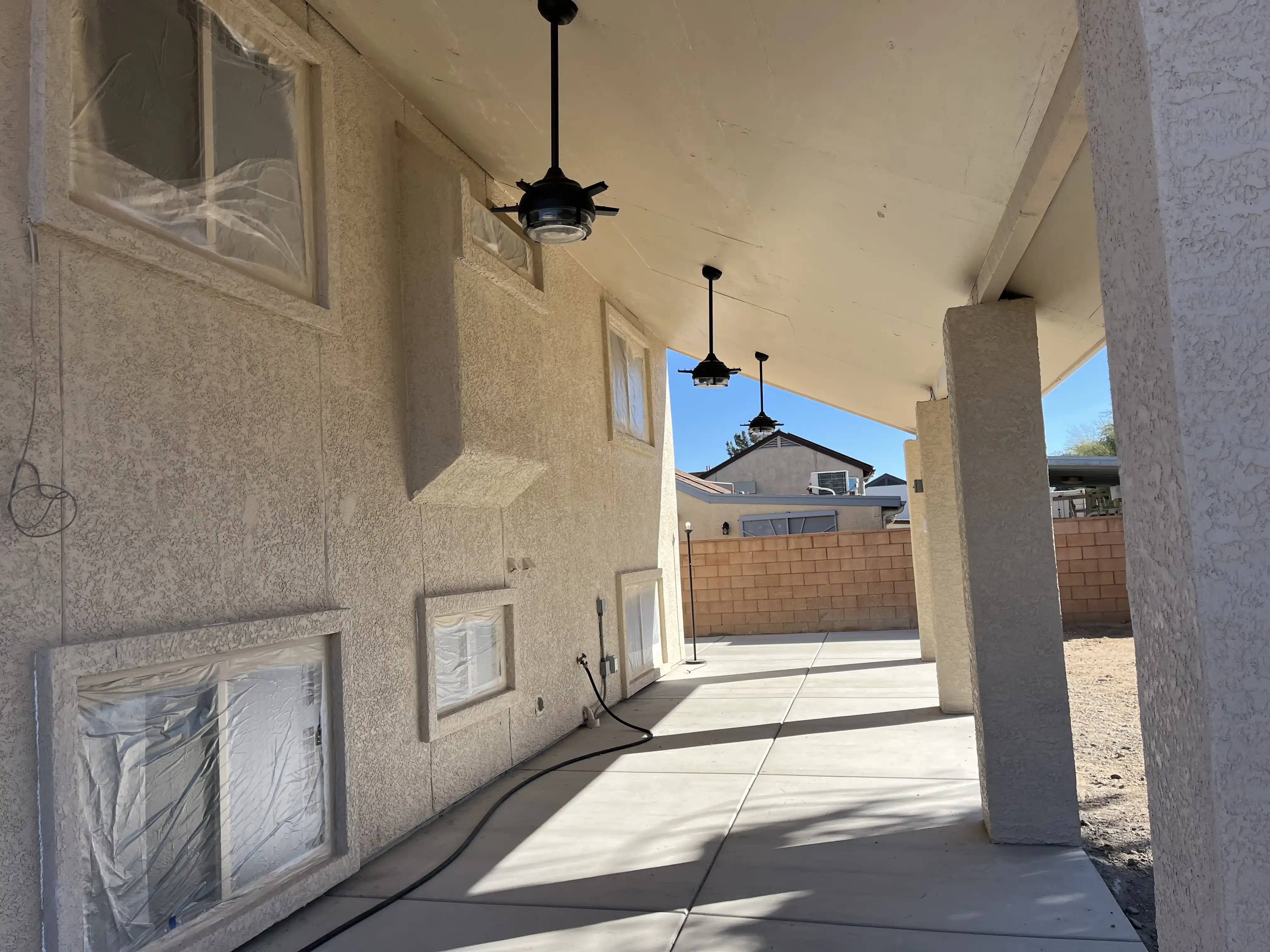 Custom patio construction in Southern Arizona